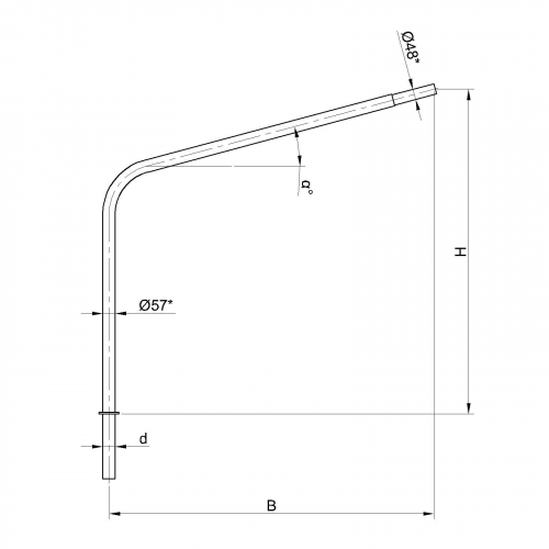 Кронштейн К105-1,5-1,5-0-1