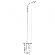 Опора МКС-10Ф-1,3